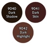 Reaper Master Series Paints: Dark Skin Triad