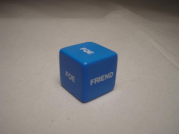 Friend or Foe d6 (1) Assorted Colors