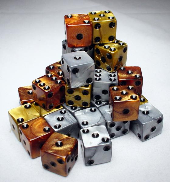 Koplow RPG Dice Sets: Assorted Olympic 12mm d6 (36)