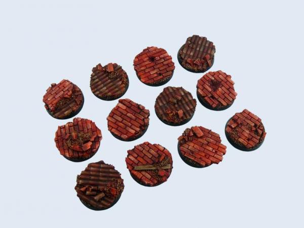 Battle Bases: Old Factory Bases, Round 25mm (5) 