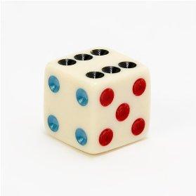 Special Dice: 16mm Michigan Red Eye d6 (1)