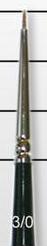 Series 7 Kolinsky Sable: Miniatures Round Brush #000