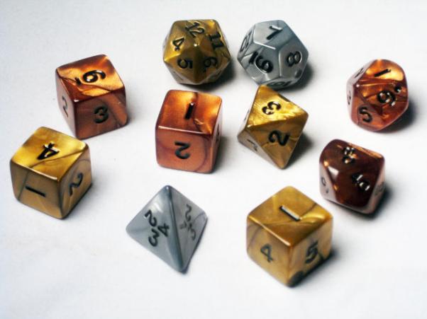 Koplow RPG Dice Sets: Assorted Olympic Polyhedral 10-Die Tube Set