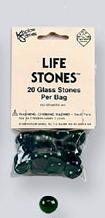 Gaming Counters: Emerald Glass Life Stones (20)