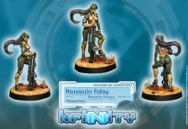 Infinity (#243) Haqqislam: Hassassin Fiday (Boarding Shotgun) (1)