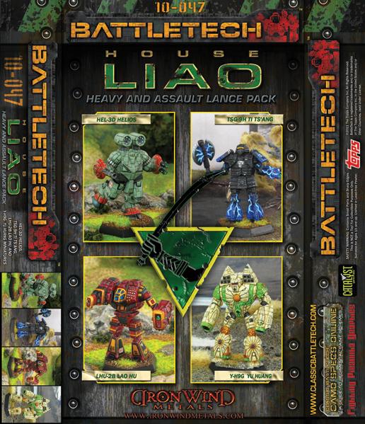 BattleTech Miniatures: House Liao Heavy-Assault Lance Set                                           