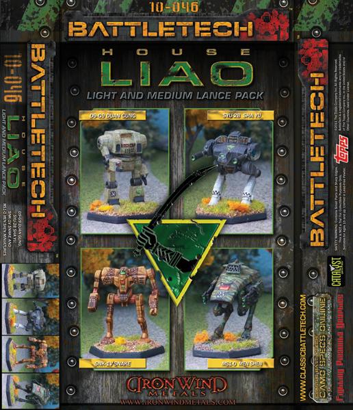 BattleTech Miniatures: House Liao Light-Medium Lance Set                                            
