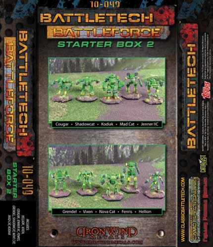 BattleTech Miniatures: BattleForce Scale Starter Box # 2 (10)                                     