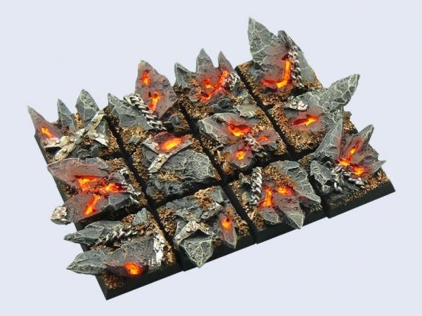 Battle Bases: Chaos Bases, 20x20mm (5) 