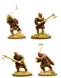 (Anglo-Danish) Huscarls w/axes - Action (Hearthguard)