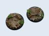 Battle Bases: Wood Bases, WRound 50mm (1)