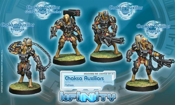 Infinity (#414) Tohaa: Chaksa Auxiliars (4)