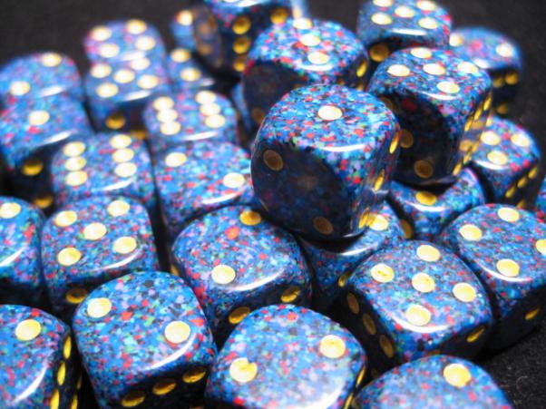 Chessex Dice Sets: Twilight Speckled 12mm d6 (36)