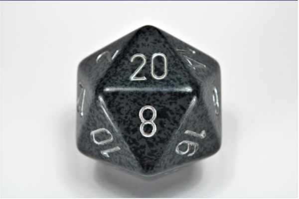 Chessex Special Dice: Hi Tech Speckled 34mm d20